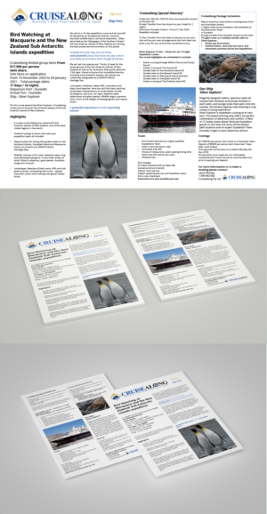Flyer Design by Nathan Ghans for CruiseAlong Pty Ltd | Design: #23321971