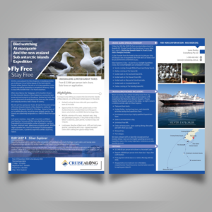 Flyer Design by Suroj 2 for CruiseAlong Pty Ltd | Design: #23364469