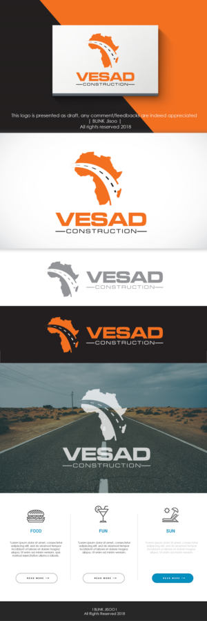 VESAD Construction | Logo Design by Kim Ji