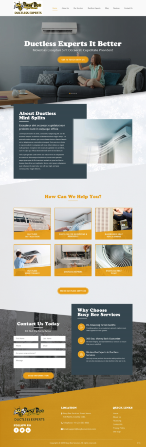 Web-Design von pb für Busy Bee Services | Design: #23315662