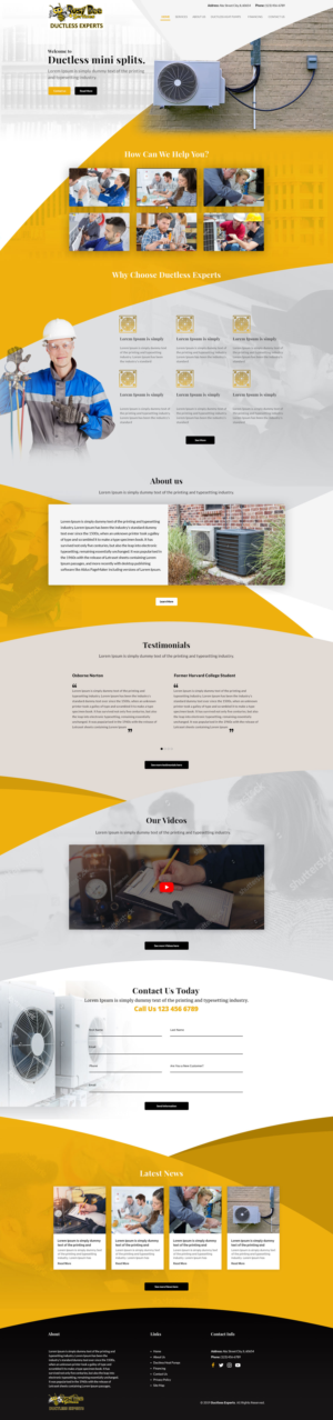 Web Design by Black Stallions Impressive Solutions for Busy Bee Services | Design #23314605