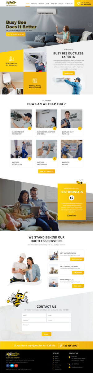 Web-Design von rightway für Busy Bee Services | Design: #23316224