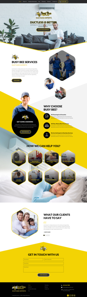 Web-Design von rightway für Busy Bee Services | Design: #23319307