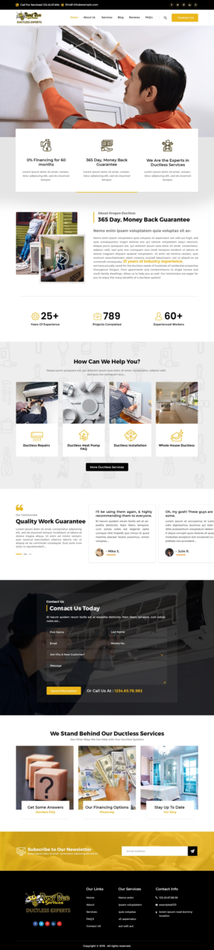 Web-Design von nzdesigners für Busy Bee Services | Design: #23315934