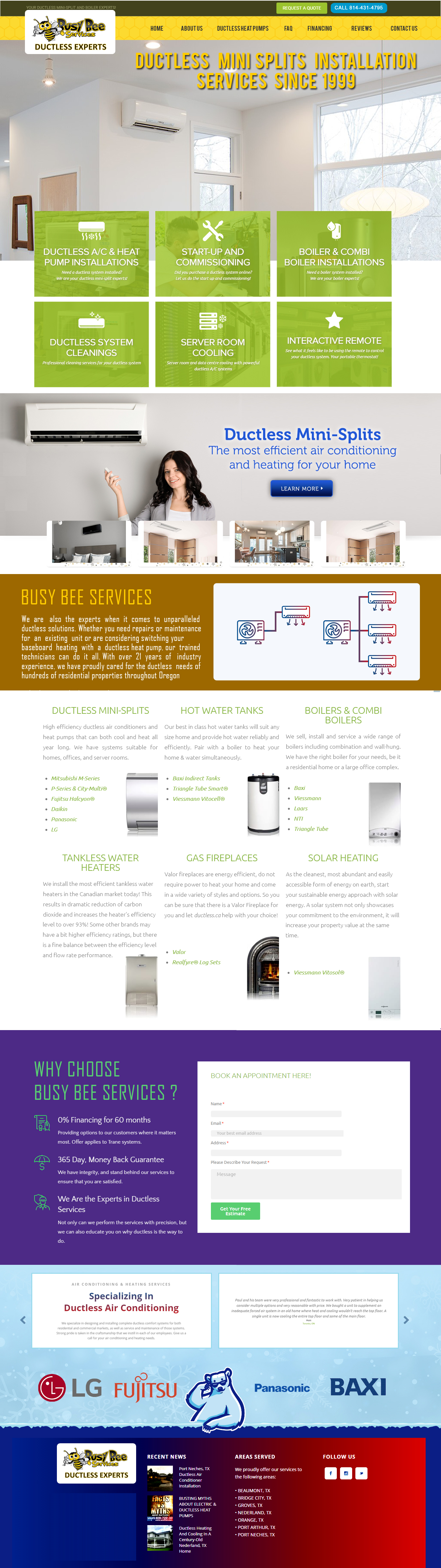 Web-Design von R O N I E für Busy Bee Services | Design #23334831