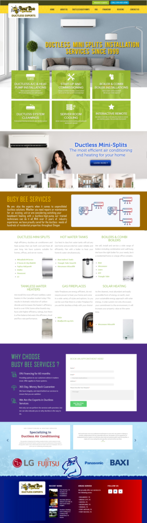 Web-Design von R O N I E für Busy Bee Services | Design: #23334845