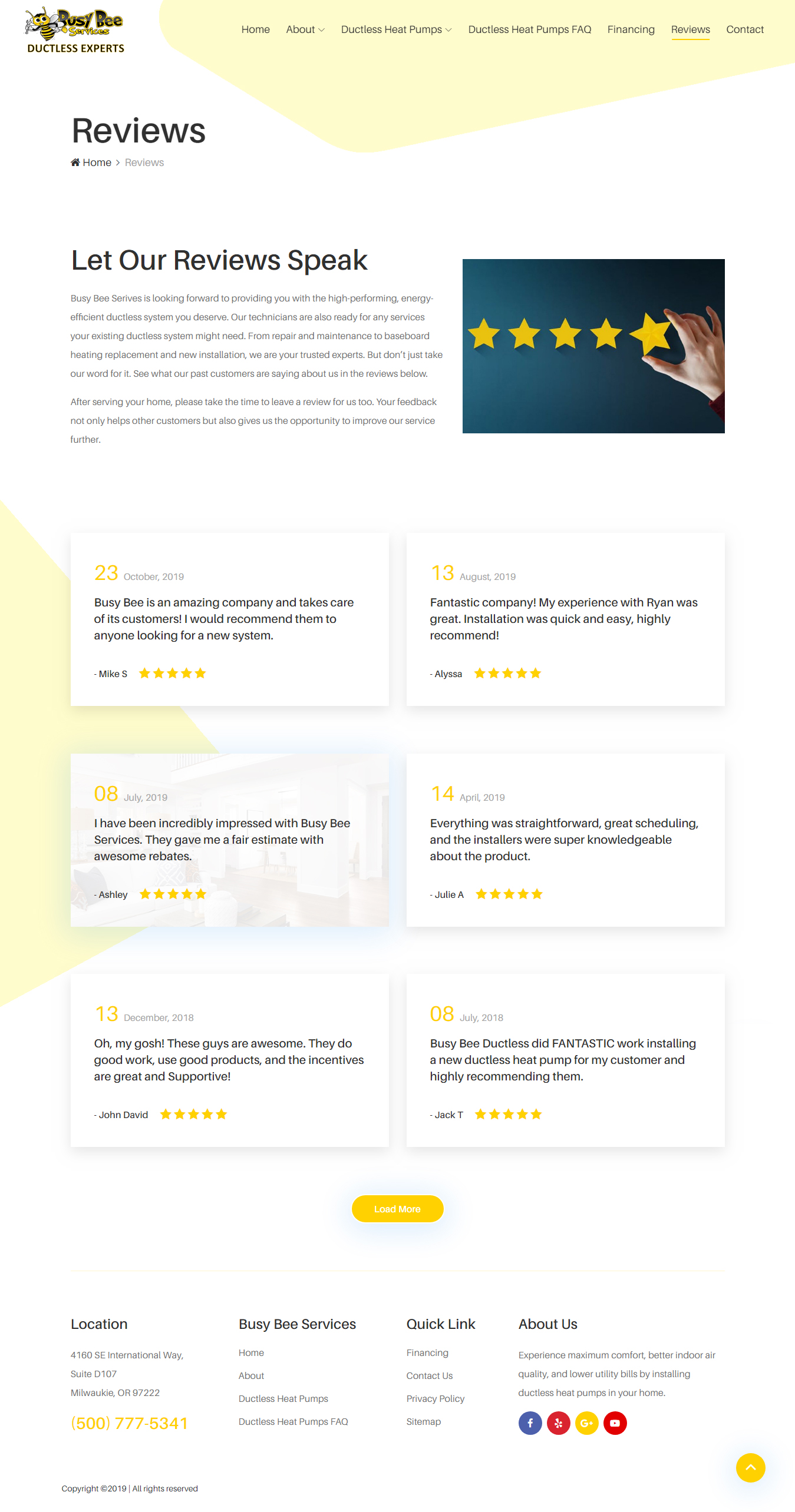 Web Design by Bharanikumars for Busy Bee Services | Design #23337590