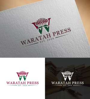 Waratah Press (est. 2020) | Logo Design by JAHID BIN JAFAR