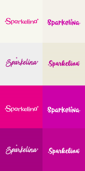 Sparkelina | Diseño de Logo por Sergio Coelho
