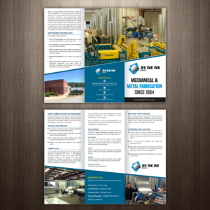 North Carolina maufacturing company needs a trifold flyer to give potential clients. | Flyer Design by GraphicsGuru