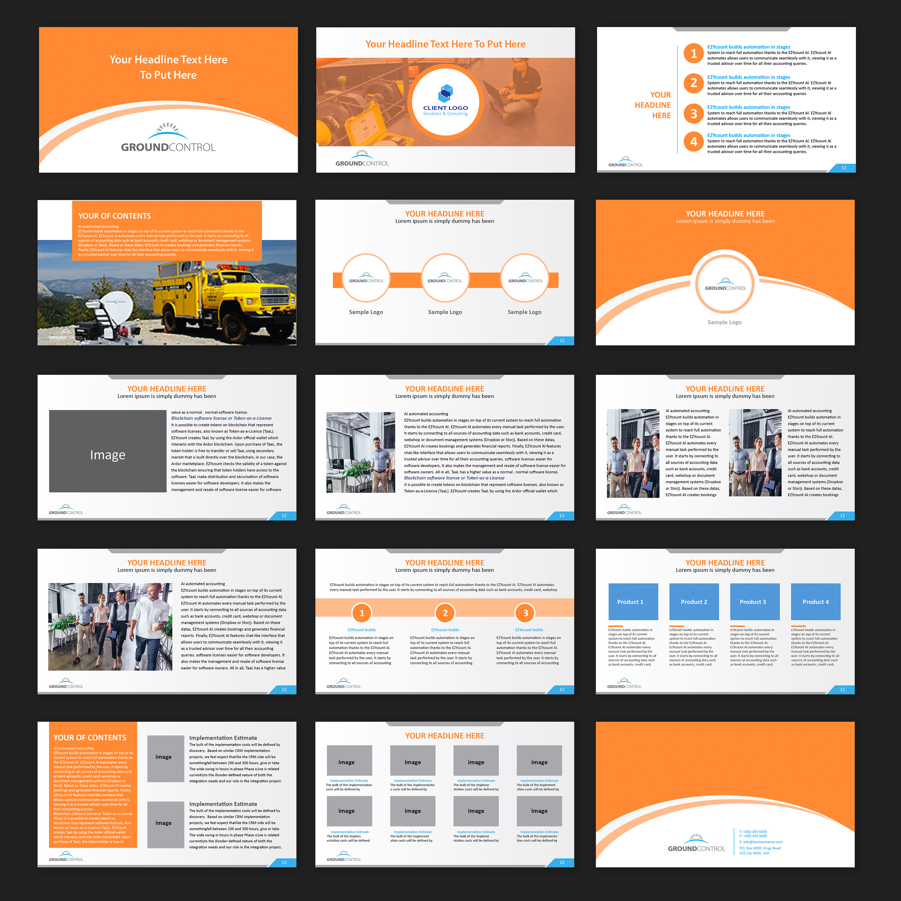 PowerPoint Design by kousik for Ground Control | Design: #23316069