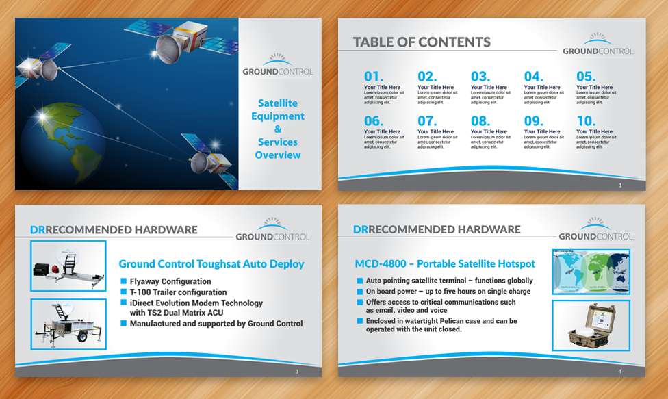 PowerPoint Design by Sarmishtha Chattopadhyay_loginchange for Ground Control | Design #23342773