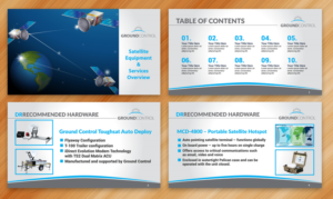 Satellite Communications company looking to create new product PowerPoint slides. | PowerPoint Design by Sarmishtha Chattopadhyay_loginchange