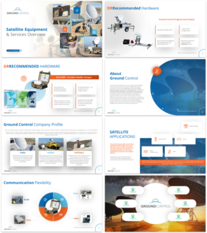 Satellite Communications company looking to create new product PowerPoint slides. | PowerPoint Design by Imazing