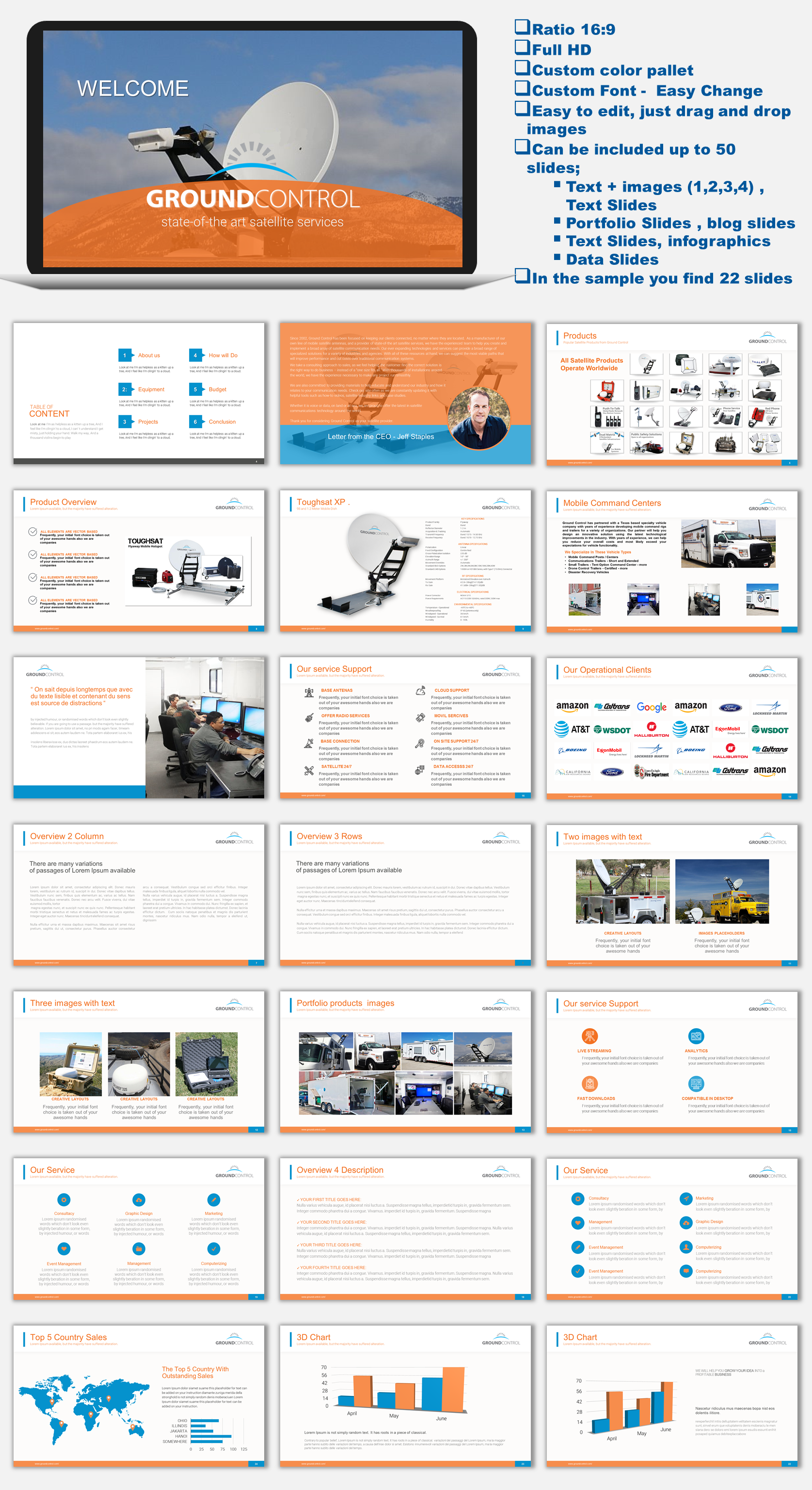 PowerPoint Design by joseborgesbarboza 2 for Ground Control | Design #23349399