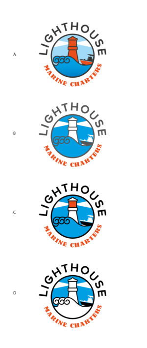 Lighthouse Marine charters | Logo Design by Al Pech