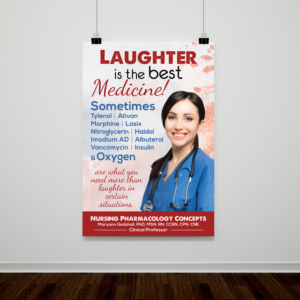They say laughter is the best medicine | Poster Design by Maxo-Biz