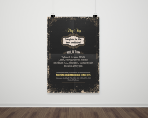 They say laughter is the best medicine | Poster Design by ZeneFashions