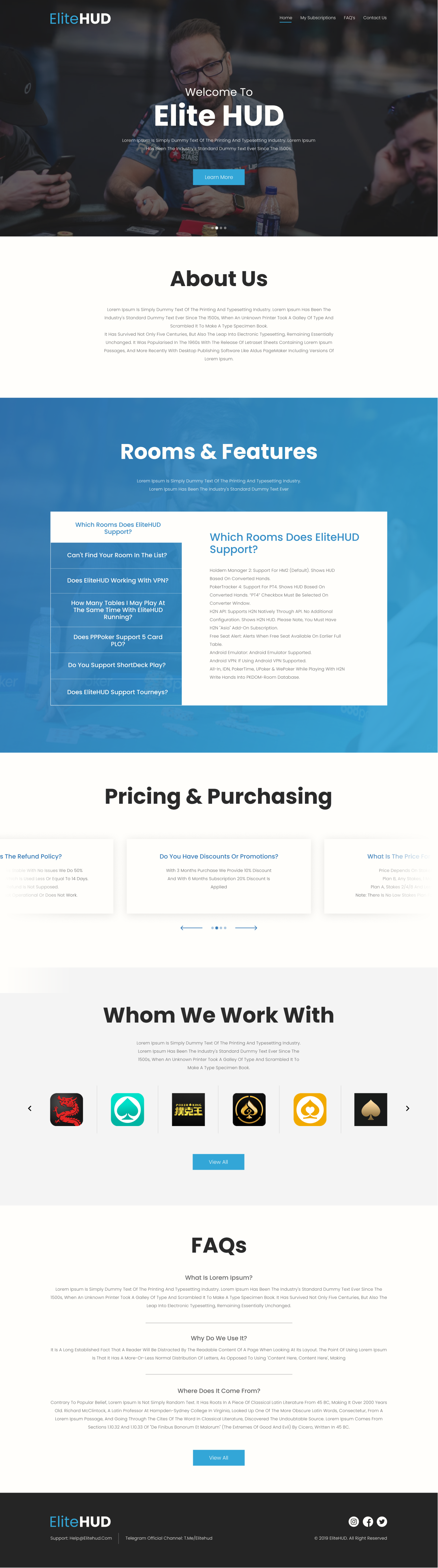 Web Design by Hassaan Shah for this project | Design #23330035