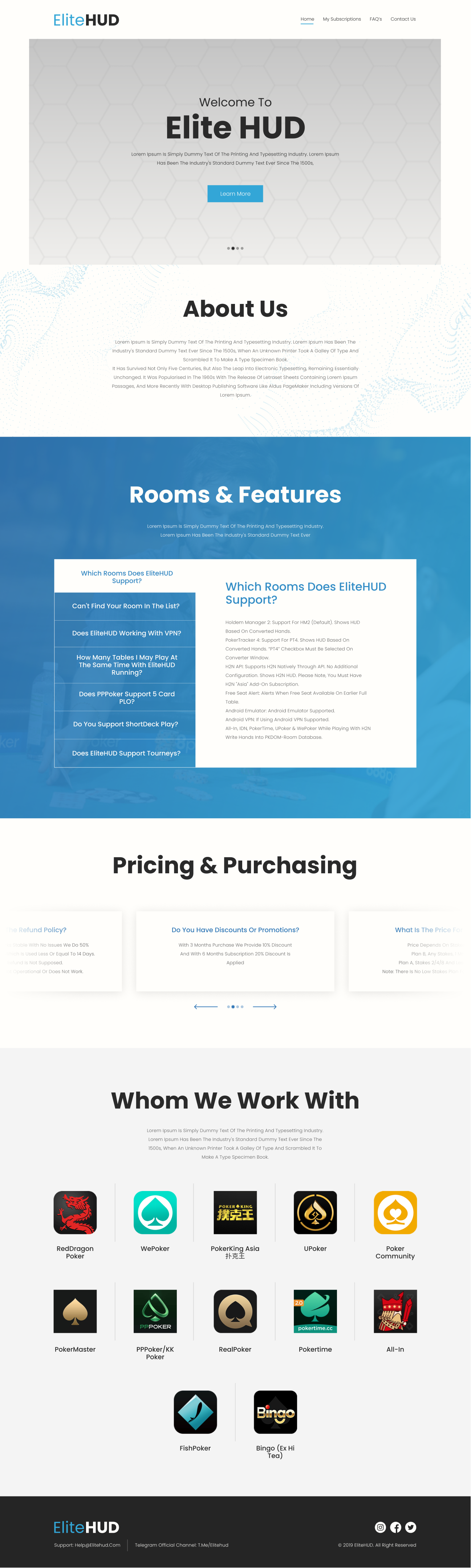 Web Design by Hassaan Shah for this project | Design #23347063