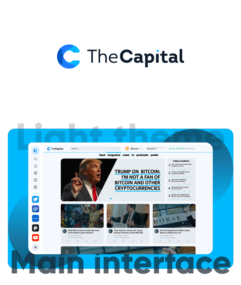 Logo Design by Yummy Art for The Capital | Design #23326952