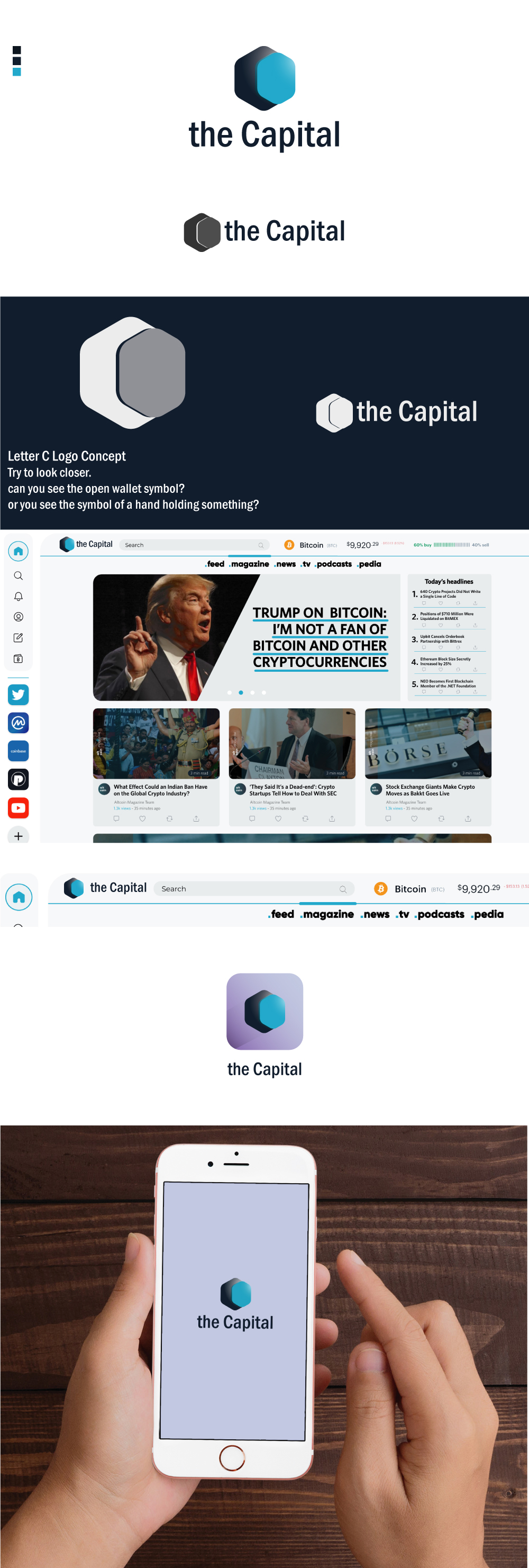 Logo Design by effro for The Capital | Design #23338841