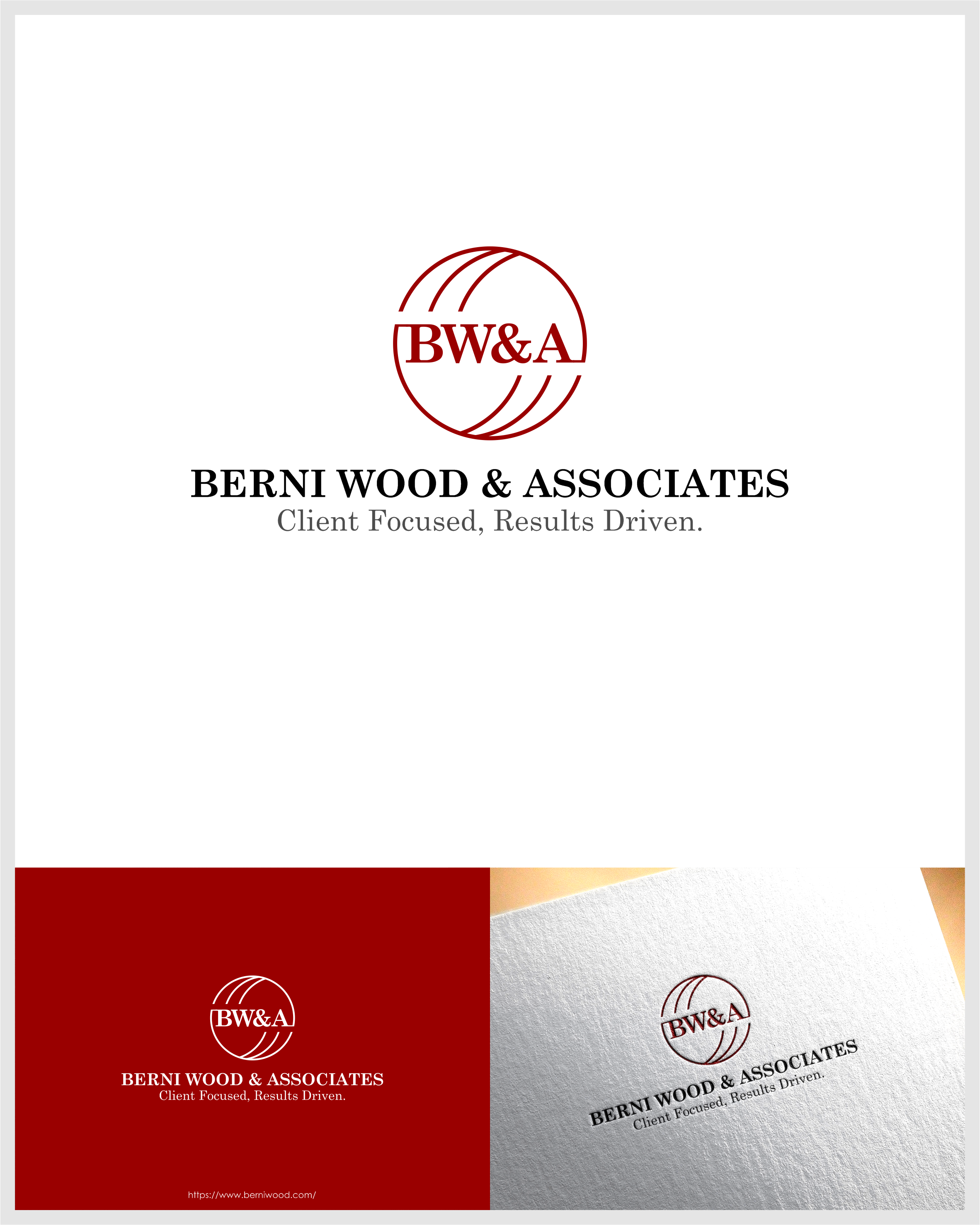 Logo Design by momo57 for Berni Wood & Associates | Design #23368232