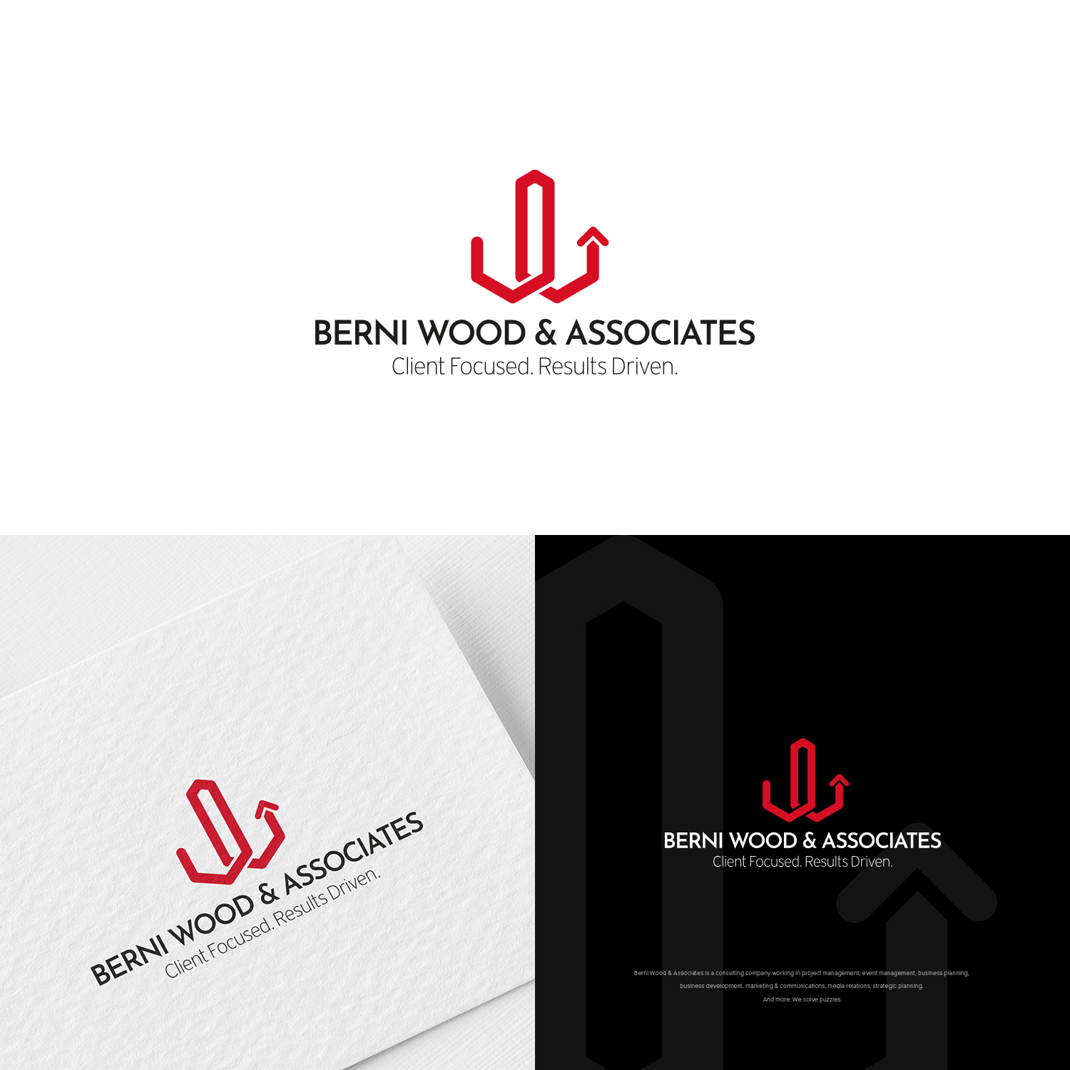 Logo Design by designbysy for Berni Wood & Associates | Design #23346218