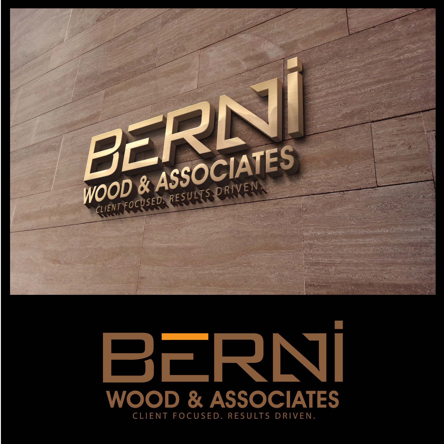Logo Design by GODDREAMCREATION for Berni Wood & Associates | Design #23332161