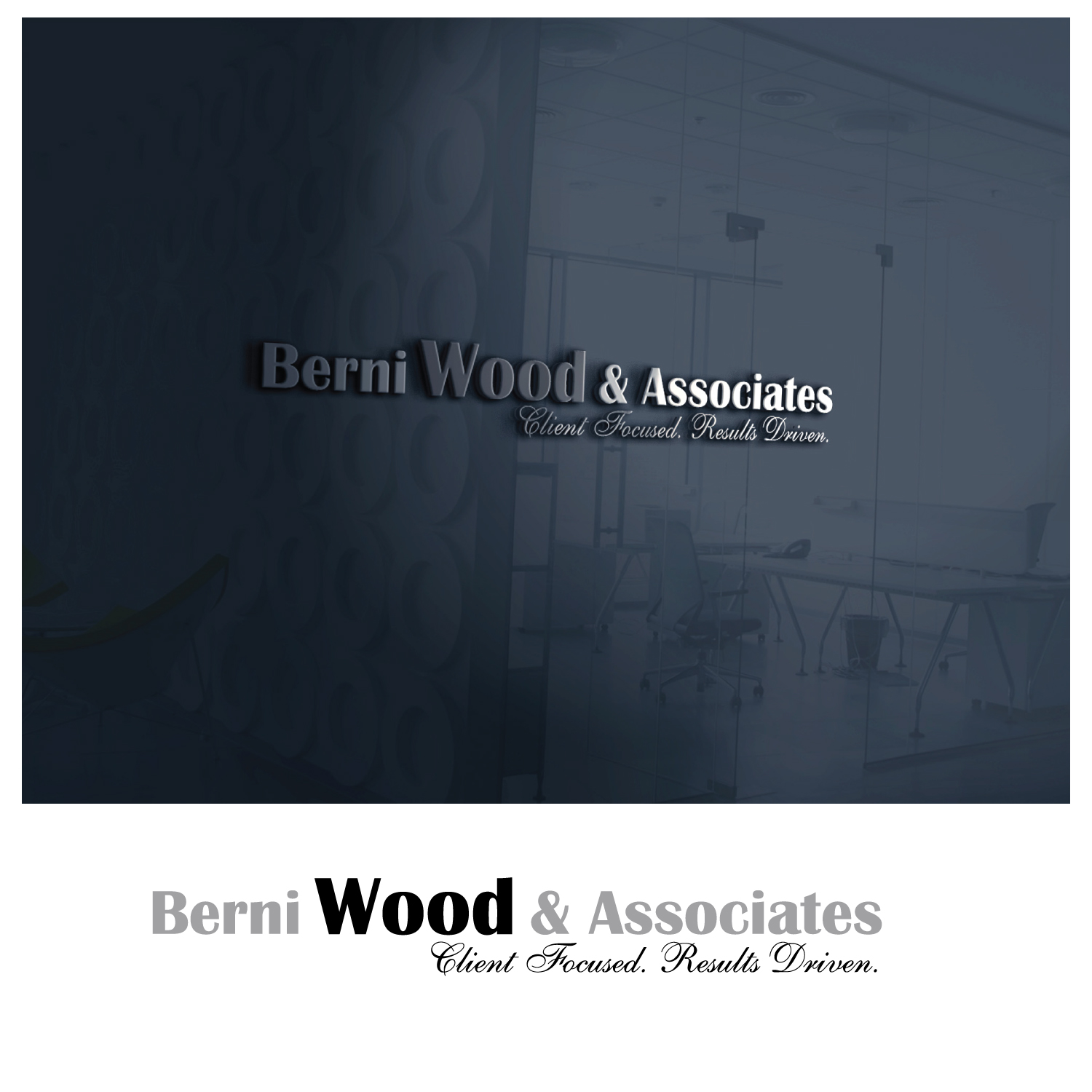 Logo Design by GODDREAMCREATION for Berni Wood & Associates | Design #23341013