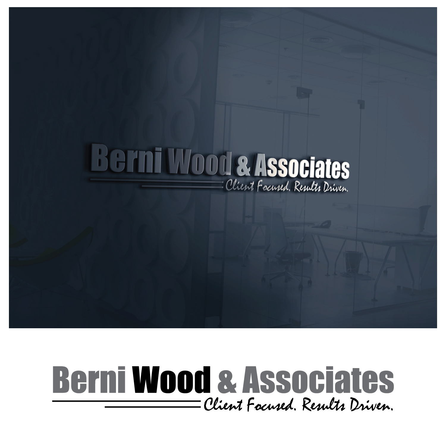 Logo Design by GODDREAMCREATION for Berni Wood & Associates | Design #23343375