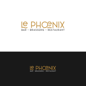 LE PHOENIX BAR BRASSERIE RESTAURANT  | Logo Design by Gisella Guzmán