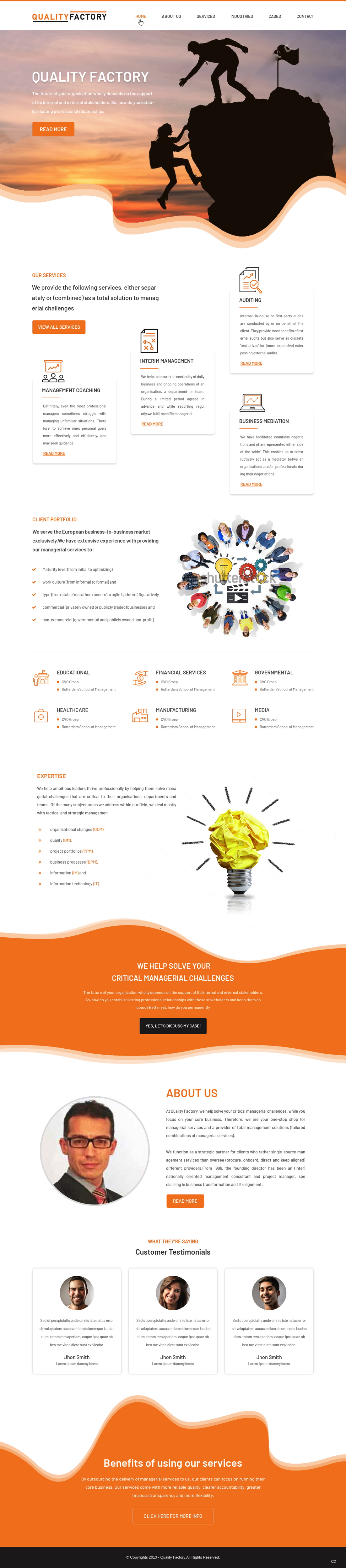 Web Design by pb for Quality Factory | Design #23332500