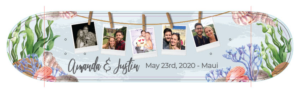 Wedding Skateboard Deck Design | Graphic Design by desainerd