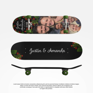 Wedding Skateboard Deck Design | Graphic Design by Aistikart