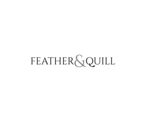 Feather & Quill | Logo Design by Alleria.Designz
