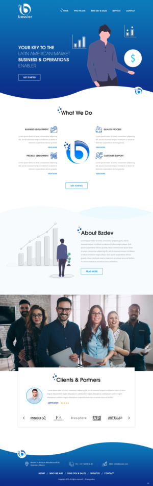 Web Design par pb pour ce projet | Design : #23338033