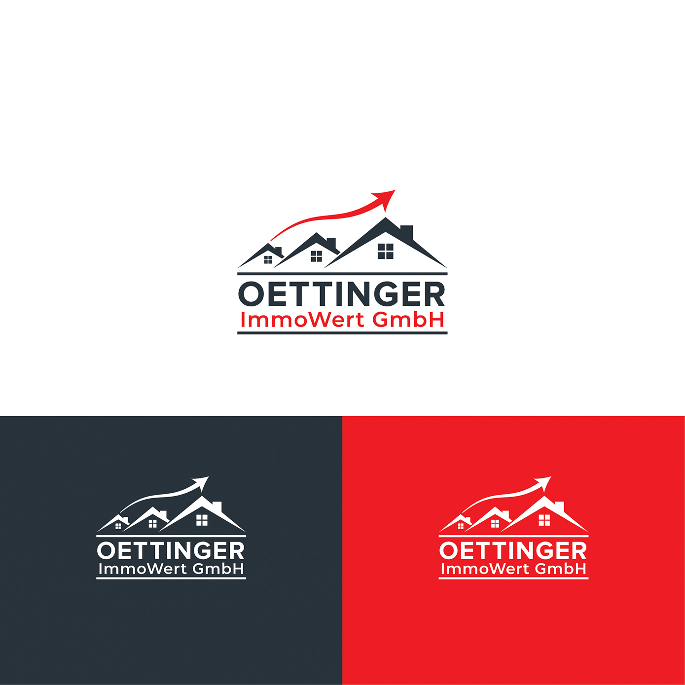 Logo Design by henok mulugeta8 for Oettinger ImmoWert GmbH | Design #23356472