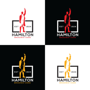 Hamilton Broadway Signs | Logo Design by Rii