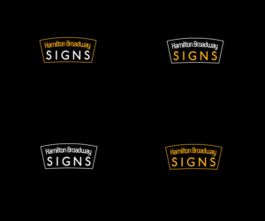 Hamilton Broadway Signs | Logo Design by GoodTimes$$$