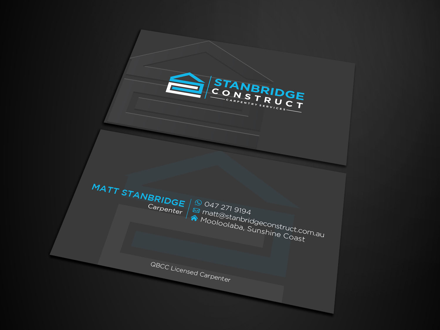 Visitenkarten-Design von Verified artistry für Stanbridge Construct | Design #23342745