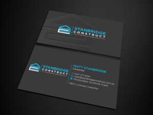 Business Card Design by Verified artistry (Design garden) for Stanbridge Construct | Design: #23342754