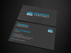 Business Card Design by Verified artistry (Design garden) for Stanbridge Construct | Design: #23342783