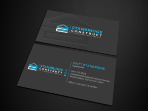 Business Card Design by Verified artistry (Design garden) for Stanbridge Construct | Design: #23342855