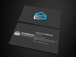 Business Card Design by Verified artistry (Design garden) for Stanbridge Construct | Design: #23342861