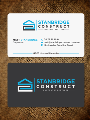 Stanbridge Construct, Carpentry Services | Business Card Design by JK18