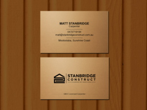 Business Card Design by Creations Box 2015 for Stanbridge Construct | Design: #23341426