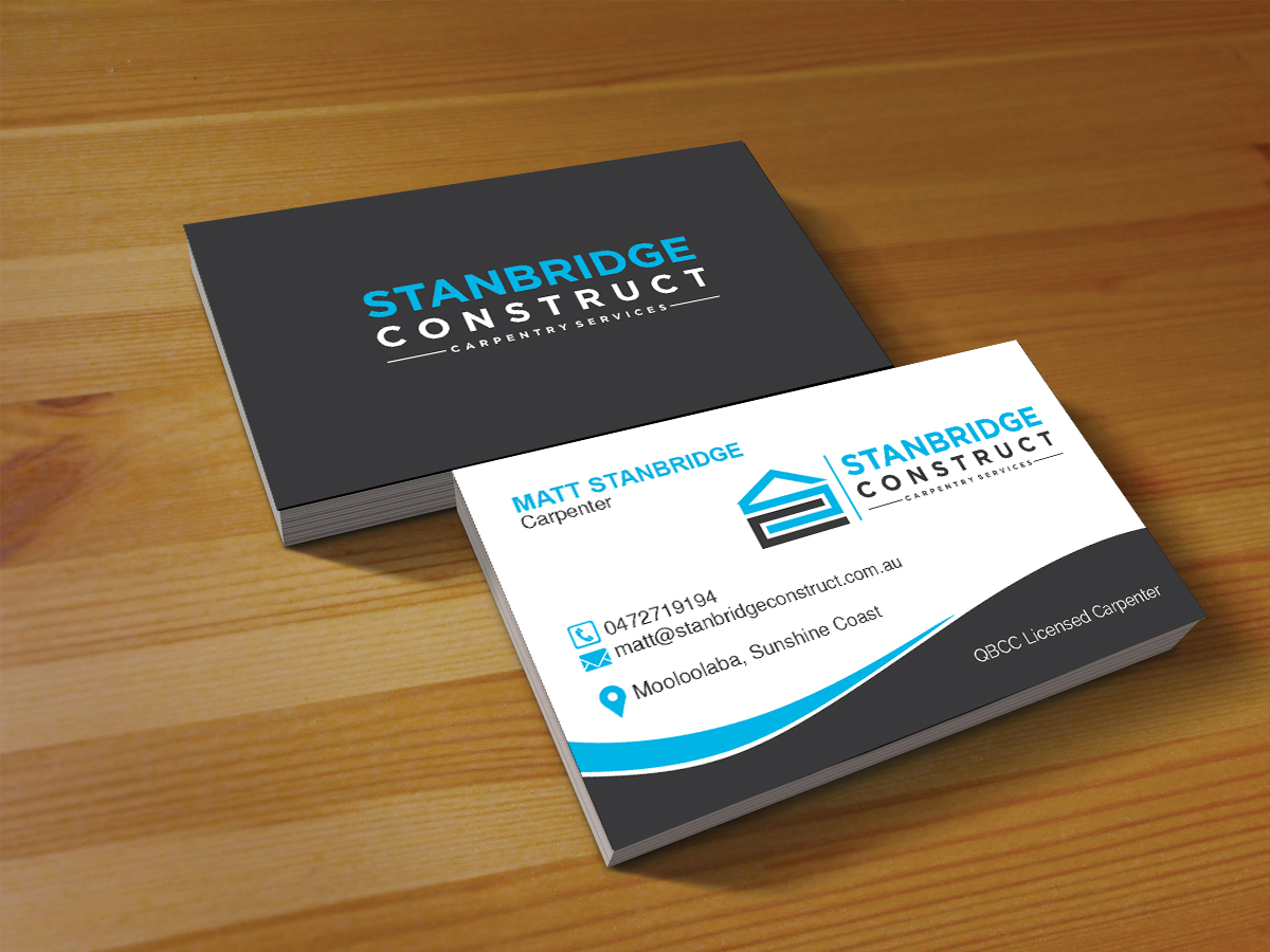 Business Card Design by Creations Box 2015 for Stanbridge Construct | Design #23341433