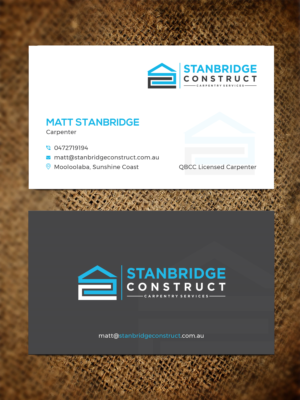 Business Card Design by Bold Pixels for Stanbridge Construct | Design: #23338744