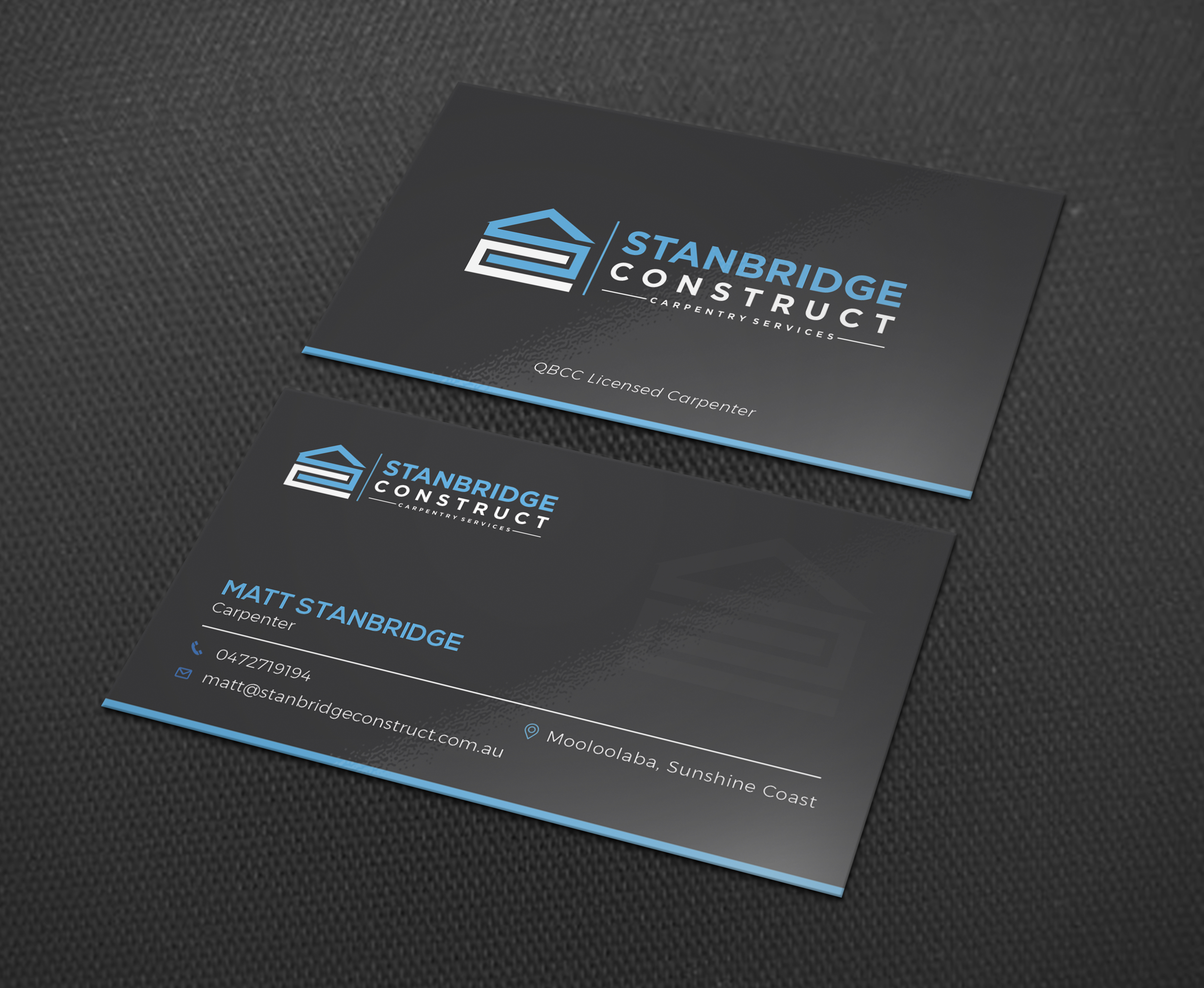 Diseño de Tarjeta de Presentación por Bold Pixels para Stanbridge Construct | Diseño #23338814